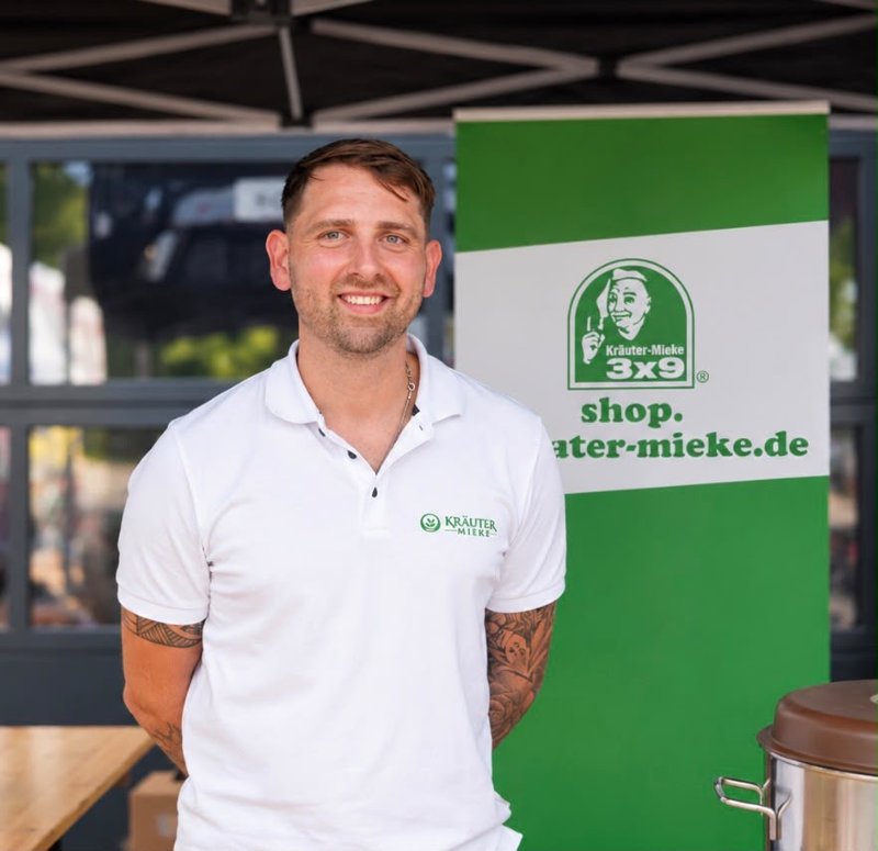 Sebastian Mieke, Geschäftsführer von Kräuter Mieke