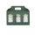 Geschenktasche Grillgewürze - Karton mit Sichtfenster